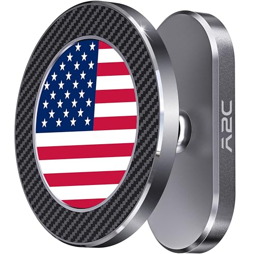 A2C American Flag Alloy Magnetic Golf Cart Phone Holder, 4th of July Golf Cart Decorations Fits EZGO, Club Car, 250 Anniversary USA Patriotic Golf Accessories for Men Golfers Women Essentials Gift - color: US FLAG