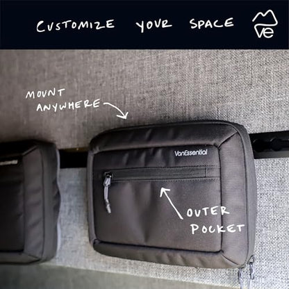 VanEssential Soft Sided Venture L-Track Mounted Storage Bag Medium - size: Medium - 3.6 Liter