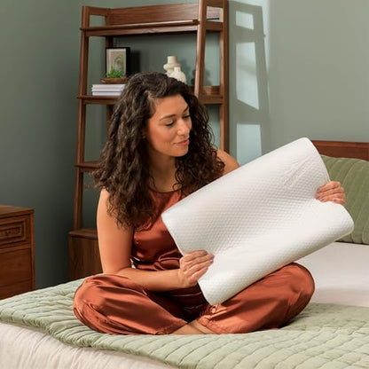 Tempur-Pedic TEMPUR-Ergo Neck Pillow, Large Profile, White - size: High Profile