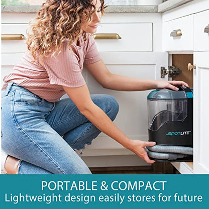 Kenmore KW2001 SpotLite Portable Carpet Spot Cleaner & Pet Stain Remover, 17Kpa Powerful Suction with Versatile Tools for Upholstery, Couches, Car and Auto Detailer, Gray - color: Gray