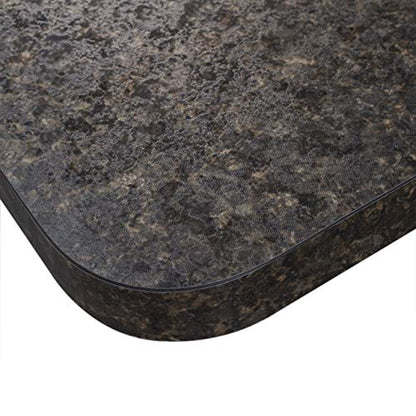 RecPro 36" RV Dinette Booth Set with Table and Leg | Two Dinette Booths (Putty, Granite Chocolate) - color: Granite Chocolate, size: Putty