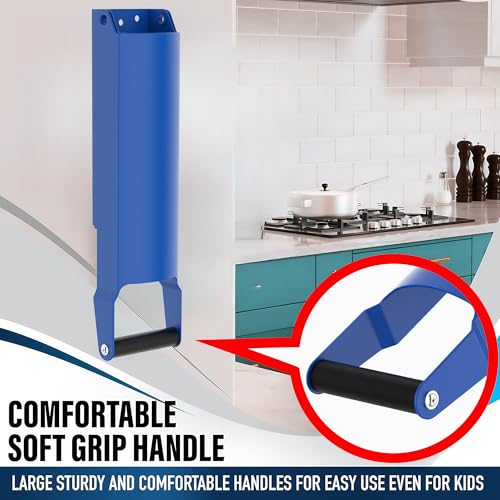 Can Crusher Wall-Mounted, Can Compactor Heavy Duty for 8/12/160Z, Can Crusher for Recycling Aluminum Soda, Beer Cans and Bottles SD-YGQ-blue - color: blue