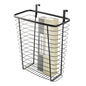 iDesign Metal Over-the-Cabinet Basket for Kitchen Storage - Matte Black - color: Matte Black