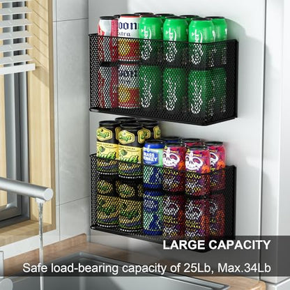 Magnetic Baskets Shelf Bins Organizer Holder Storage Rack Containers for Fridge, Whiteboard, Locker - Home Kitchen Laundry Office School ((1-Pack) Black/XL) - style: (1-Pack) Black/XL