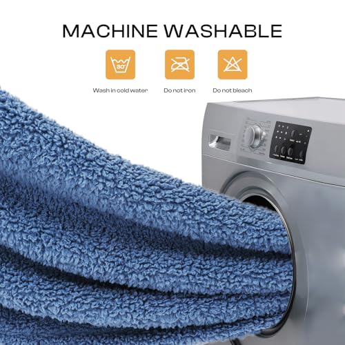 Luciphia Premium Fleece Dog Puppy Blanket Soft Pet Sherpa Calming Cat Blankets Throw for Small Medium Dog Cat(Haze Blue,57x40 inches) - color: Haze Blue, size: 57x40 inches