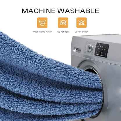 Luciphia Premium Fleece Dog Puppy Blanket Soft Pet Sherpa Calming Cat Blankets Throw for Small Medium Dog Cat(Haze Blue,30x20 inches) - color: Haze Blue, size: 30x20 inches