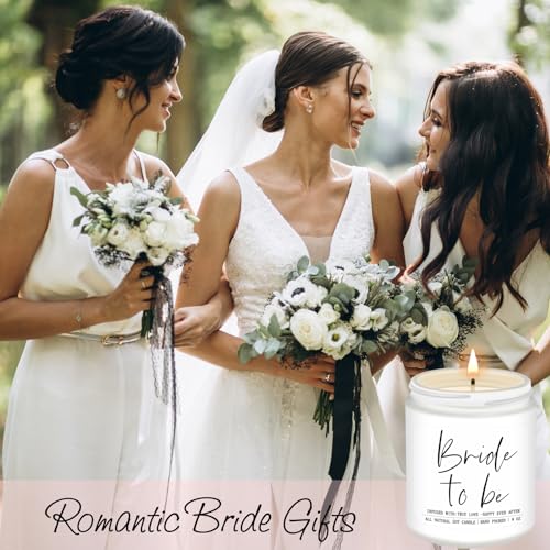 Bride to Be Gifts for Women,Unique Engagement Anniversary Wedding Candles Gift for Her,Bridal Shower Scented Candle for Bride - style: Bride