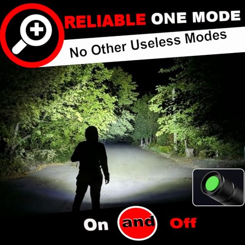 1 Mode Flashlights 6 Pack, Bright Zoomable LED Tactical Flashlight High Lumens, Water Resistant Portable Pocket Flash Light for Emergency, Camping Essentials, Gift - SL2000 - size: 6 Pack