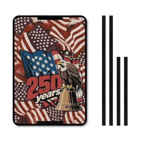 250 Years of America RV Blackout Window Cover Retro RV Door Window Shade for Camper Easy to Install Travel Trailer Door Blackout Window Shade 16 * 25 Gift for Friends - color: 250 Years of America