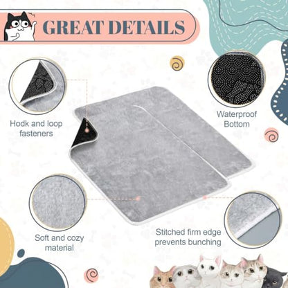 Drydiet 4 Pcs Pet Carrier Pad Travel Pet Reversible Dog Mat Replacement Liners for Travel Dog Bed Pad Washable Plush Double Sided Bed Mat for Cat Kennel Crate(Grey,17 x 11 Inch) - color: Hello from Amazon Selling Partner Support, I'm ha