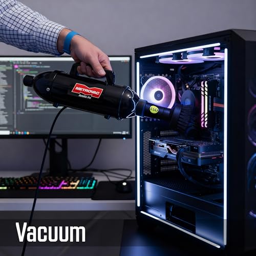 METROVAC DataVac® ESD Safe Pro Series MDV-1ESD, Compact Computer Vacuum & Blower for Electronics, Anti-Static, HEPA Filtration, and Durable - size: 500 watts ESD