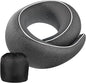Neck Pillow Airplane,100% Pure Memory FoamTravel Neck Pillow Travel Neck Support Ergonomic &Portable Design Best for Sleeping Plane Car Train Office Flight