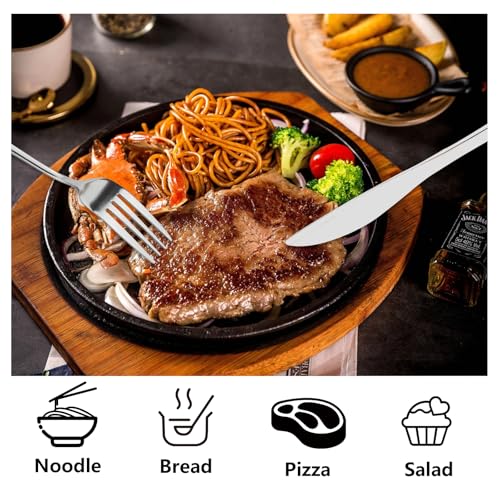 JEPELUS 2 Pcs Travel Utensils with Case, Reusable Lunch Box Silverware Set for Adult, Stainless Steel Cutlery Set Include Fork Spoon Knife Chopsticks Case for Work Camping Office School (Pink+Green)