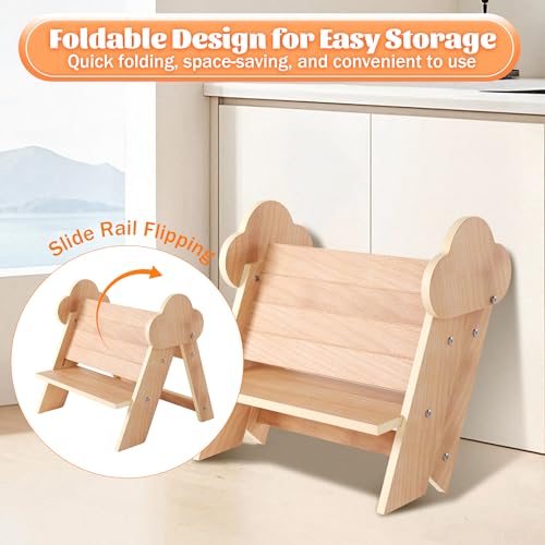 Beech Wooden Toddler Step Stool, 2-Step Foldable Stool for Kids with Non-Slip Surface, Baby Bathroom Stool for Potty Training, Bathroom Sink, Kitchen Counter with Cute Cloud Design - style: Cloud