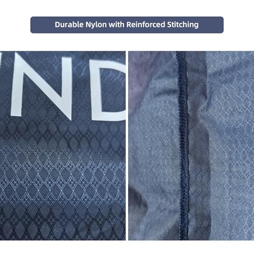 GOGOODA Travel Laundry Bags – Packable & Splash-Resistant Clothes Organizer with Handle | Lightweight, Foldable & Space-Saving for Suitcase, Gym, Beach & Business Trips (Navy Blue) - color: Navy Blue