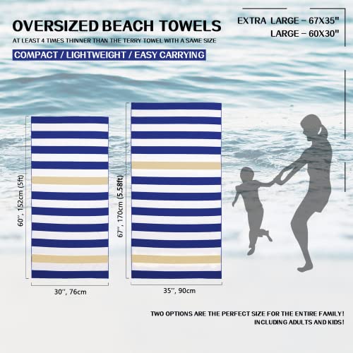 Your Choice Microfiber Beach Towel, Sand-Free Quick Dry Travel Towel, Oversized Compact Lightweight Recycled Towel for Pool Camping(67"x35"/60"x30") - color: F-set (9), size: Large(60x30")