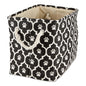 Bone Dry Pet Storage Collection Lattice Paw Print, Black, Small Rectangle - color: Black, size: Small Rectangle