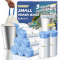 Small 3 Gallon Trash Bags Drawstring,0.96 Mil,Unscented,240 Count | Tear-Free,Leakproof,Strong Garbage Can Liners,White,Fit 10 - 12 Liter Waste Bins,for Home Bathroom Office Car Everyday Use - color: 3gal-240