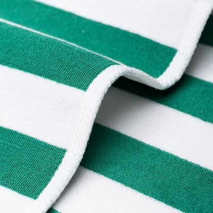 Cotton Paradise, Cabana Stripe Beach Towels 4 Packed, 30x60 inches Extra Large Pool Towels, Soft Absorbent Quick Dry, Blue - Yellow - Mint - Orange - color: Mix Color