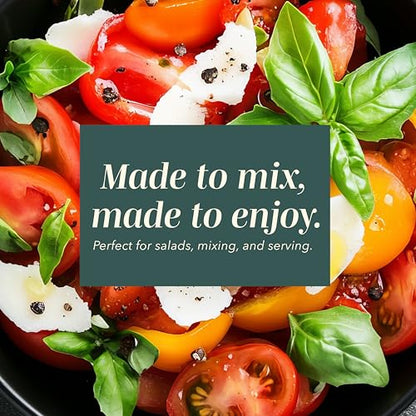 COOK WITH COLOR Mixing Bowls with Lids - 12 Piece Plastic Nesting Bowls Set includes 6 Prep Bowls and 6 Lids, Microwave Safe Mixing Bowl Set, Green Diamond - color: Green Diamond
