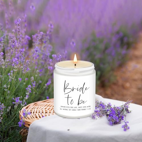 Bride to Be Gifts for Women,Unique Engagement Anniversary Wedding Candles Gift for Her,Bridal Shower Scented Candle for Bride - style: Bride