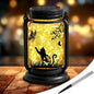 ANGMLN Cat Solar Lanterns 3-in-1 Outdoor Waterproof - Birthday Gifts for Cat Lovers Women Mom Christmas, Mason Jar Hanging Lanterns with Stake, Garden Decor Lights for Patio Yard Balcony Decorations - style: Cat
