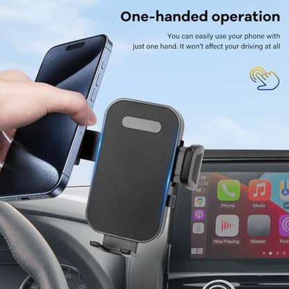 Car Phone Holder Custom for 2021-2024 Armada & 2022-2024 QX80 12.3-inch Screen Auto Interior Accessories Decoration Mobile Cell Phone Mount Bracket with Hands-Free & 360°Rotation - size: 2021-2024 Armada & 2022-2024 QX80 12.3-inch