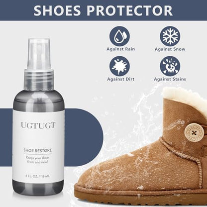 Shoe Cleaner Kit, Suede Shoe Cleaner Kit with Shoe Cleaner, Shoe Waterproof,Shoe Care for Suede,Nubuck,Sheepskin with Suede Eraser and Shoe Brush,Compatible with birkenstock