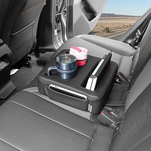 MARCHFA Cup Holders for Car SUV Backseat Cup Holders Rear Seat Drinks Holder Car Backseat Organizer Storage Backseat Accessories for Car Couch Boat Cup Holder Tray (Black)