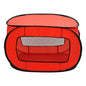 Portable Pop Up Dog Crate-X Large, Red - size: 36.0"L x 24.0"W x 24.0"H