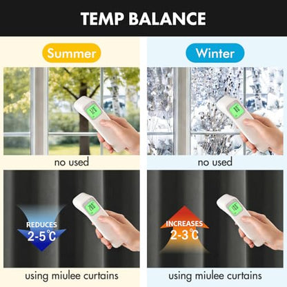 MIULEE Blackout Curtains 4 Panels Sets Dark Grey 84 Inch Length, Top and Bottom Rod Pocket Room Darkening Curtains for Living Room Bedroom Windows, 4 Pack Thermal Insulated Light Blocking Curtain - color: Dark Grey, size: 40"W x 84"L (Pack of 4)