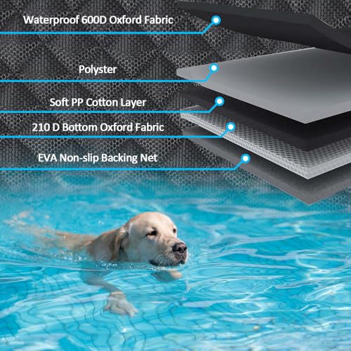 Dog Car Seat Cover for Back Seat Pet Cover for Dogs Waterproof Car Seat Protector Bench Seat Cover, Scratchproof Nonslip Durable Car Seat Covers for SUV,Truck &Cars (Standard Size:52W*48L) - size: 52"W*48"L