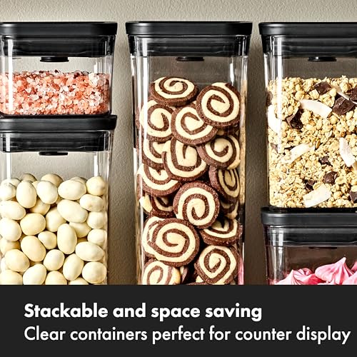 OXO Good Grips 5 Piece Matte Pop Container Set - Matte Black - color: Matte Black