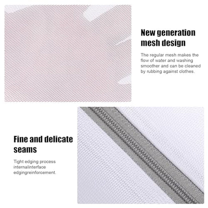Laundry Bags Mesh Wash Bags, Lingerie Bag for Washing Delicates, White Net, 2XXL - size: 2XXL(24x24")