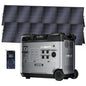OUKITEL (2025 New)Portable Power Station P5000 Pro With 2 * 500W Solar Panel, 5x3600W AC Output (6000W Surge),5120Wh Large Capacity Solar Generator,1000W MPPT Solar for Emergency, Home Backup, Camping