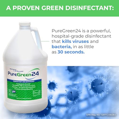 Safe & Effective Disinfectant. Kills Deadly Germs including RSV COVID-19 Norovirus MRSA Staph 2026 flu Bird flu Contains no toxic chemicals odorless child & pet safe 1 4oz spray bottle - size: 4 Fl Oz (Pack of 1)