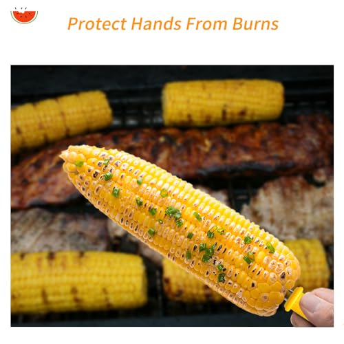 20 Pcs Stainless Steel Corn on the Cob holders, BBQ Corn on a Skewer, Corn on the Grill