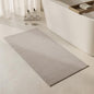Triohero Bathroom Rugs Non Slip Washable, Super Absorbent Thin Bath Mat Quick Dry Low Pile Bathroom Rug, Beige 24"x47" - color: Beige, size: 24"x47"