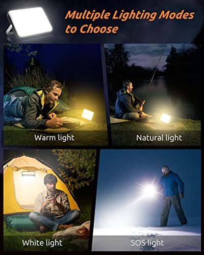 Eventek 20000mAh Rechargeable LED Camping Lantern - Ultra Bright Camping Lights & Portable Power Bank, 144H Long Runtime, IPX5 Waterproof Emergency Lights for Home Power Outages, Hurricane Gear