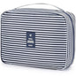 Mossio Hanging Toiletry Bag with Sturdy Hook - Large Portable Cosmetic Makeup Travel Organizer for Men & Women - color: Blue Stripe