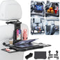 Large Foldable Backseat Tray Table, Car Laptop Desk with Cup Holder, Back Headrest Passenger Food Tray, Phone Tablet Holder, Multifunctional Travel Desk, Car Essentials for Kids & Long Road Trips - style: Car Seat Table Tray