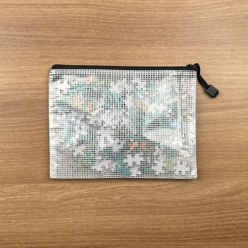 Oaimyy-B4(11.5"x 15"), Mesh Zipper Pouch Document Folders Bag Plastic Zip File Folders for School Office Supplies, Travel, Organizing Storage-Black,6 Pcs - size: B4