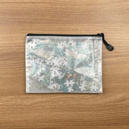 Oaimyy-B5(7"x 11"), Mesh Zipper Pouch Document Folders Bag Plastic Zip File Folders for School Office Supplies, Travel, Organizing Storage-Black,6 Pcs - size: B5
