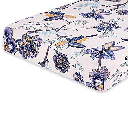 hyha Printed Couch Cushion Covers, Floral Sofa Covers Washable for 3 Cushion Couch, Stretch Pattern Outdoor Cushion Covers for Patio Furniture with Elastic Bottom(Large, Vintage Flower) - color: Beige, size: Seat Cover Large
