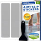 Clear Bloom Anti Slip Shower Stickers 24 PCS, Gray Non-Slip Shower Strips for Adults, Premium Adhesive Bath Tub Stickers - color: Gray, size: Rectangle