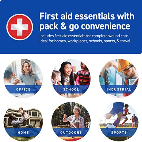 Care Science First Aid Kit All Purpose, 300 Pieces | Professional Use for Travel, Work, School, Home, Car, Survival, Camping, Hiking, and More - size: 300 Count (Pack of 1)