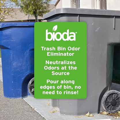 Bioda Multi-Purpose Probiotic Enzyme Cleaner and Deodorizer | Professional Strength | Trash Can Deodorizer, Pet Stains and Odors, Drains, Floors, Bathrooms, Toilets | Made in USA | 1 Gallon - size: 128 Fl Oz (Pack of 1)