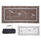 Stylish Camping GH8187 Brown/White 8' x 18' Galloping Horses Mat, 1 Pack