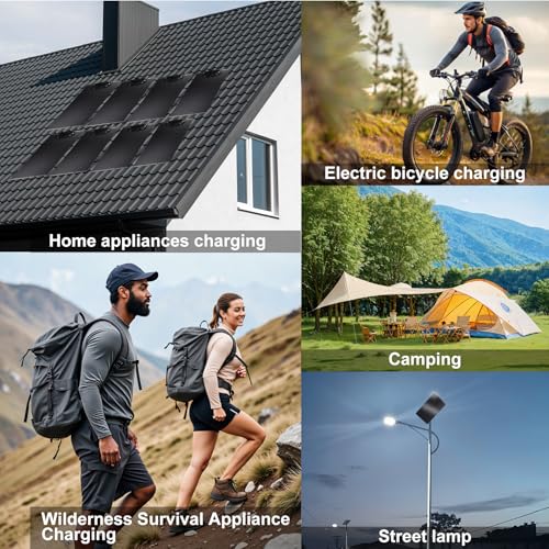 400W Semi-Flexible Solar Panel Kit, Lightweight Monocrystalline Ultra-Flexible RV Solar Panel Kit with 30A Charge Controlle for 12-24V Battery Charging Car Battery Camping Stuff Offgrid RV (4PCS 100W) - size: 400W Kit