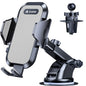 andobil Car Phone Holder Mount (Strong Suction&Bumpy Road Stable) Phone Holders for Your Car, Cell Phone Car Mount for Windshield Dash Vent Truck Cradle Stand for iPhone 17 16 15 14 Pro Max Grey - color: Grey